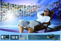 84 inch large virtual screen Video glasses portable movie eyewear Support 32G TF card