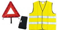 Sell reflector warning triangle & reflective vest