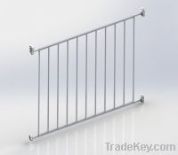 Single panel metal gate