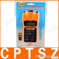 Foot/Meter ultrasonic distance meter with laser pointer, LCD screen