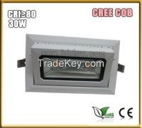 30W COB Rectangle Down Light