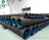 sell hdpe double wall corrugated pipe
