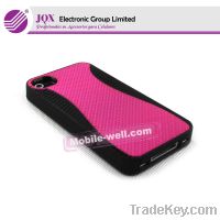 New arrival cell phone accessaries pc tpu case for iphone 4