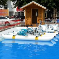 Water Sports two riders water bikes sea bikes fishing pedal boats for sale