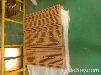 Copper mould plates