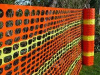 supply orange plastic warning fence netting