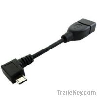 Sell micro usb otg cable adapter for samsung galaxy