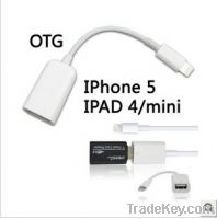 Sell USB OTG Cable for iphone5 ipad mini