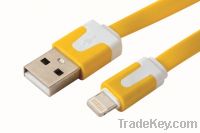 Sell flat usb cable for ipad mini/ipad4/iphone5