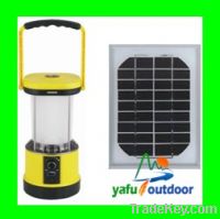 camping lantern with solar panel