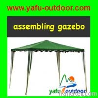 Assembling/detachable polyester gazebo