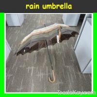 Double layers rain umbrella