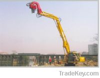 Excavator Piling Boom and Vibration Hammer