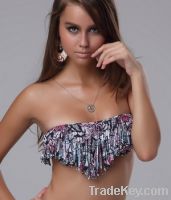Sell sexy 2 pc colorful boho chic tie side bikini swimsuit with Heavy metal