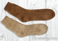 Camel Socks (100 % Camel Hair).made In Mongolia