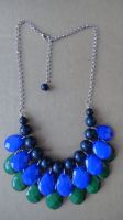 necklace with teardrop beads
