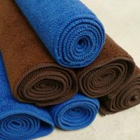 Sell 100% polyester face towel/plain dyed hotel towel sets