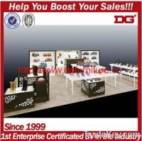 Elegant top quality shoes exhibition stand furniture for shoe shop sto