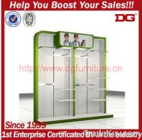 China manufacturer adjustable wood shelve and metal display stand for