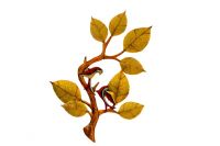 Iron tree branch wall decor  with led light
