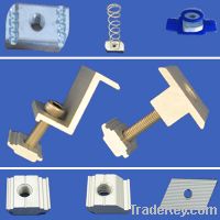 Aluminum Middle/end Clamp for Solar Panel Mounting