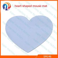 heart shaped sublimation mouse mat pad blanks DIY print custom mouse mat pad heat transfer sublimation products factory sales