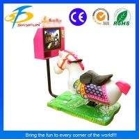 amusement rides/coin operated kiddy ride Golden horse amusement rides game machine
