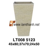 Tall Lightweight Tile Poly Planter