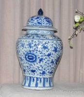 wholesale blue and white porcelain general jars