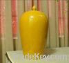 wholesale yellow colored glaze porcelain jars