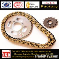high quality motorcycle chain and sprocket