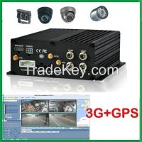 WKP 3G 4CH HDD Vehicle Mobile DVR BW Series Video Surveillance Car Security