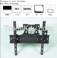 206E Swivel and tilt LCD/LED  wall mount bracket for 26&amp;quot;-55&amp;quot;