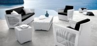 wicker rattan garden sofa set