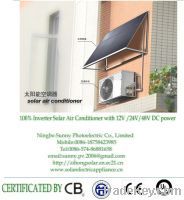 Supplying 100%  solar powered air conditioner