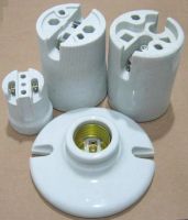 Sell porcelain/ceramic lamp holder E27 E40