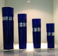 Acrylic Lotion Bottles, Cosmetic Packaging , Dark Blue Acrylic Bottle