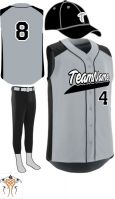 Men's Custom Slugger Sleeveless Baseball Uniform