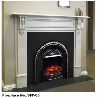 sell stone marble fireplace mantel for indoor decor