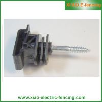 Wood Post Screw-In Insulator for 12-40mm tape and 6mm rope Electric Fencing Insulator