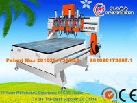 Made in Jinan 4 axis ATC cnc wood engraving machine