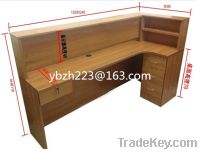 low price supply l-shape reception desk
