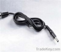 5.5x2.1mm DC black spt-1 18awg power cord for LED light