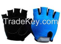 Bicycle bike glove fingerless summer cycling glove with foam padding for men and women three colorways