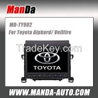 hot sell car radio for Toyota Alphard/ Vellfire in-dash dvd original car gps navigation system