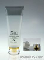 transparten tube with acrylic cap for cosmetic packaging