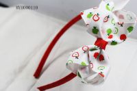 girls blackberry print ribbon hairband