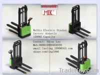 Walkie Electric Stacker factory, Microlift brand or OEM, 1500KG Capaci