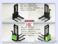 Straddle Electric stacker factory, 1.5MT Capacity, ES15S Model