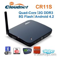 2013 New Arrival CR11S RK3188 Quad Core Android TV Box with Microphon